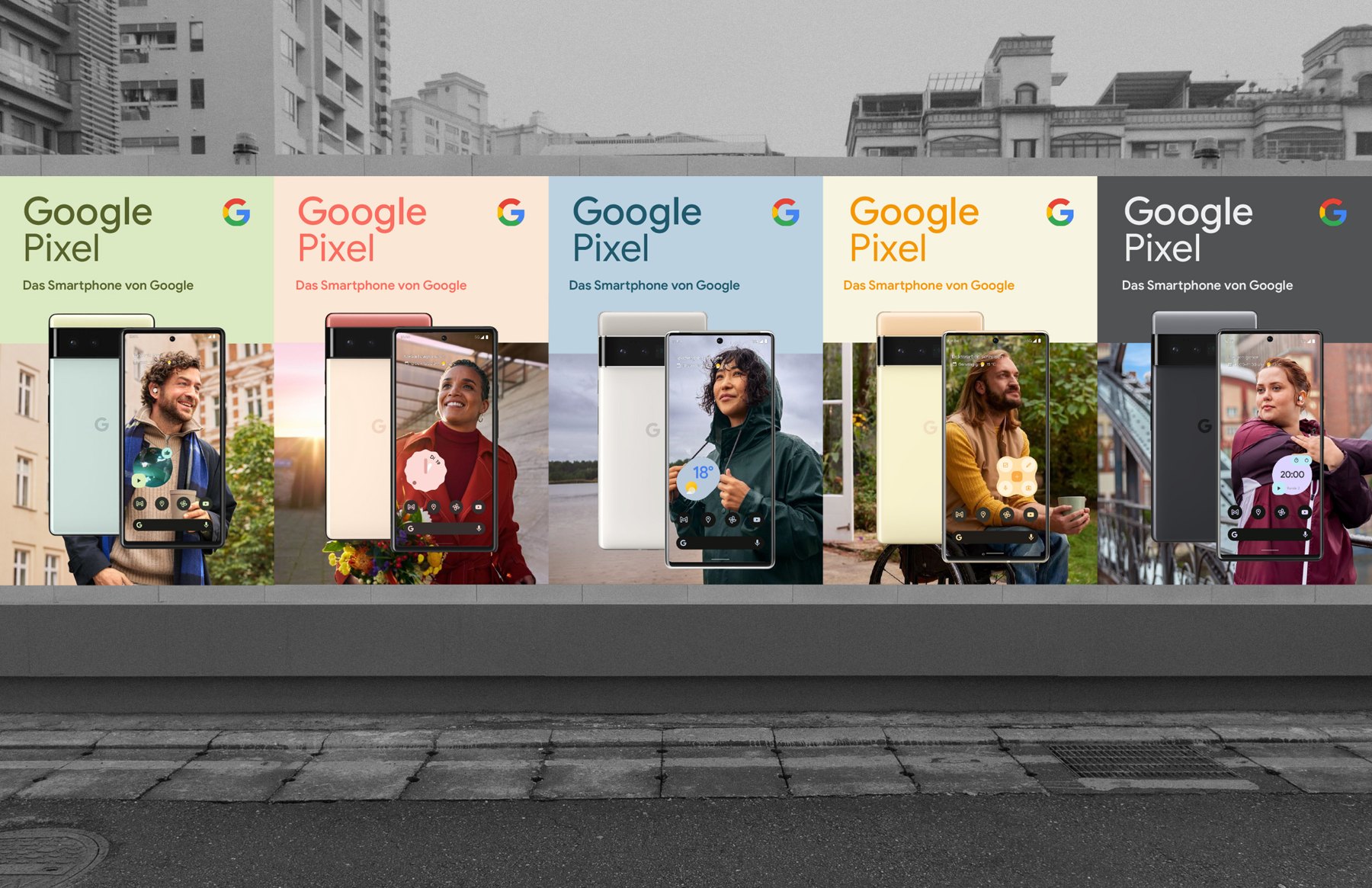 Google Pixel wild postings in Germany
